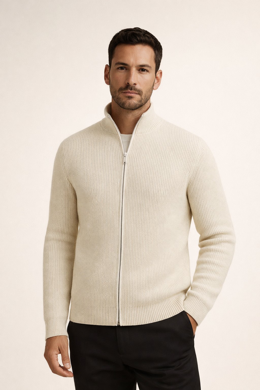 Lodève Zip Knit Cream