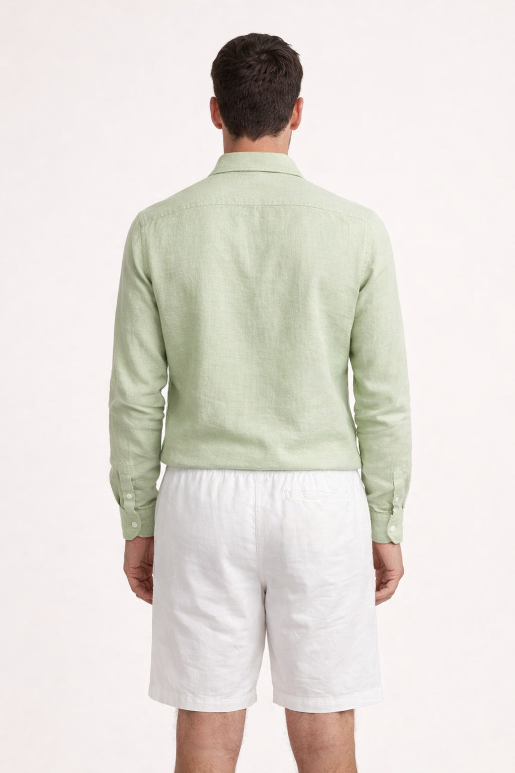 White Linen Bayside Shorts