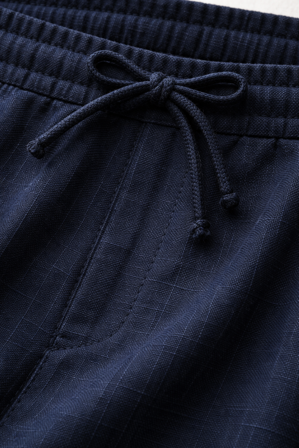 Linen Bayside Trousers Navy