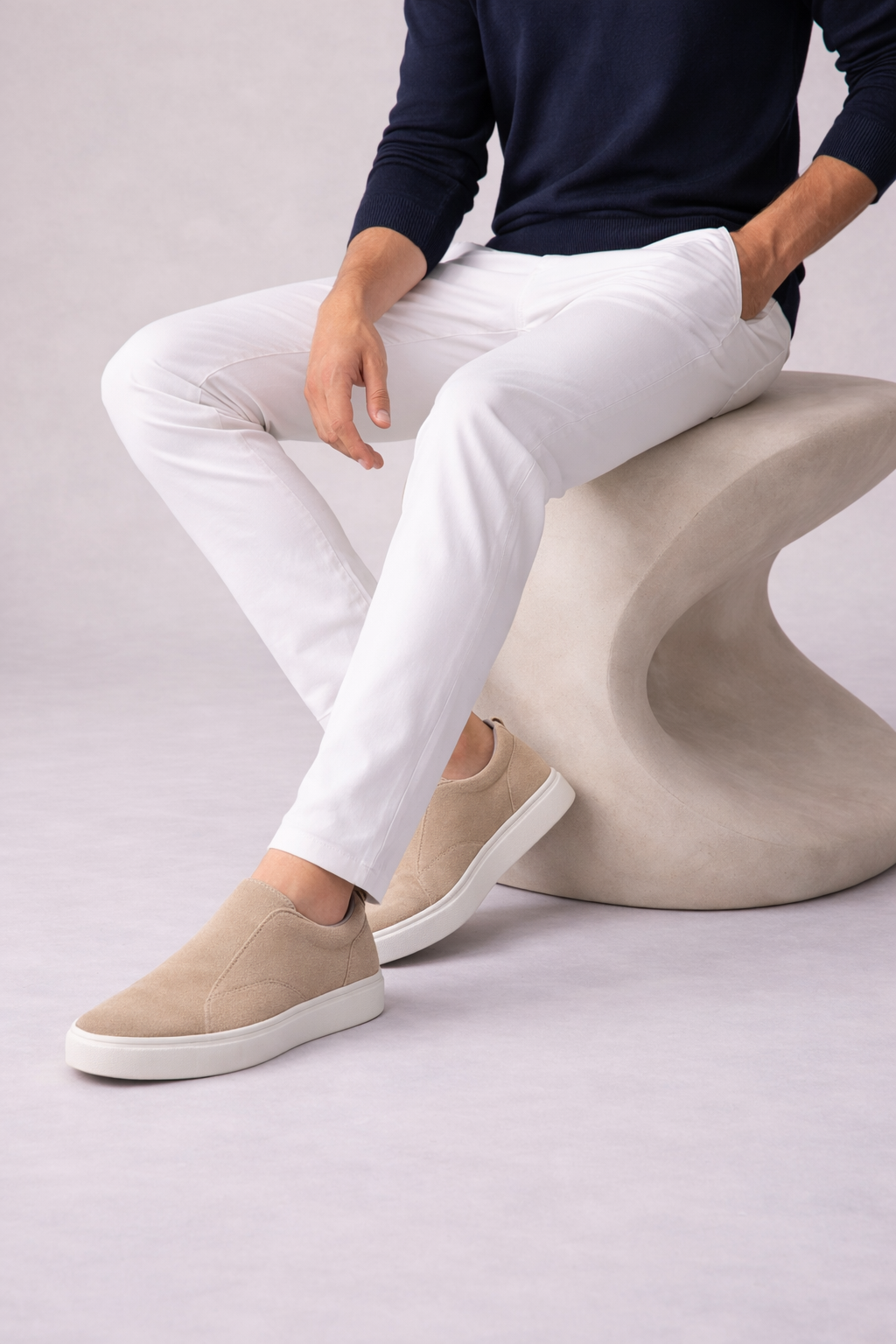 Savien Slip-On Sneaker Beige