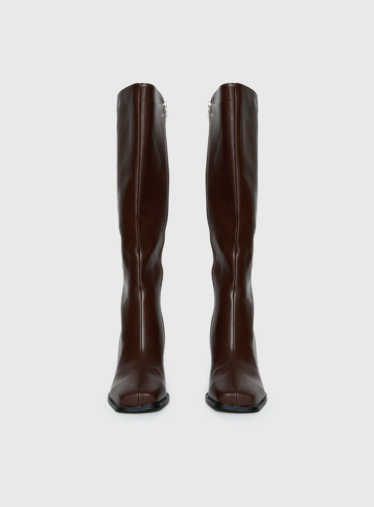Renzo Knee High Boots Brown