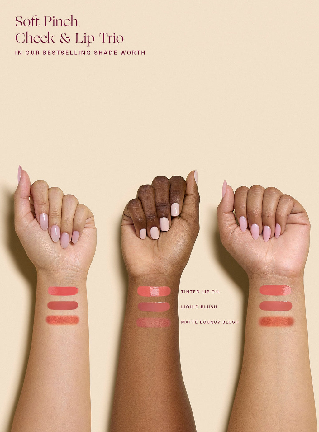 Soft Pinch Cheek & Lip Trio