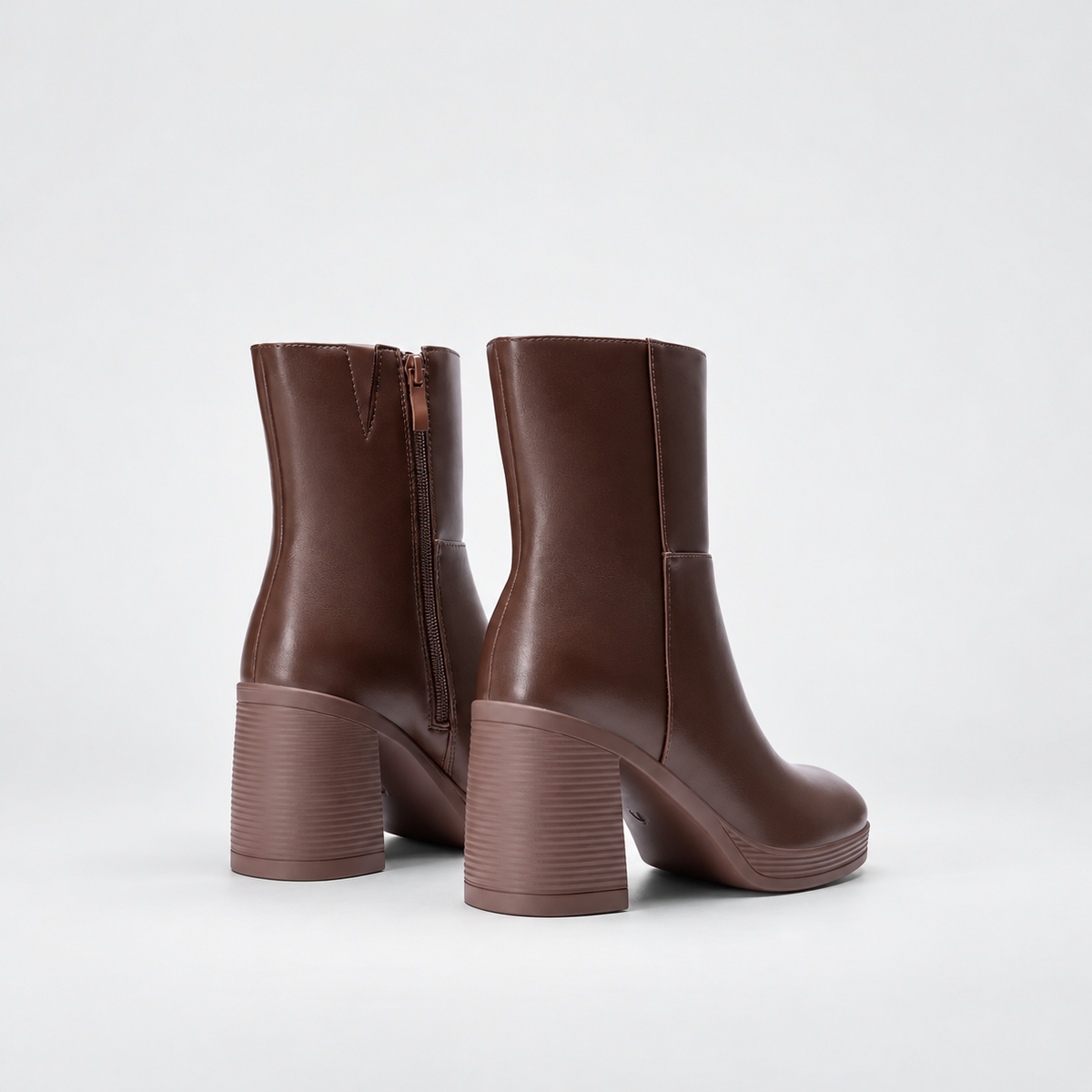 Chunky Heel Ankle Boots
