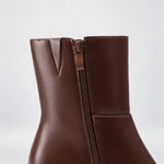 Chunky Heel Ankle Boots