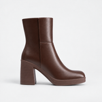 Chunky Heel Ankle Boots
