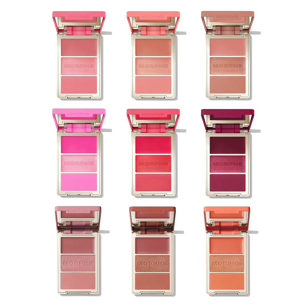 Cheek Thrills Multi-Finish Face Trio 9-Piece Collection