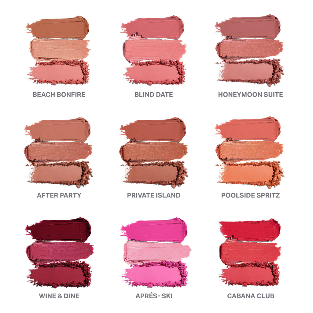 Cheek Thrills Multi-Finish Face Trio 9-Piece Collection