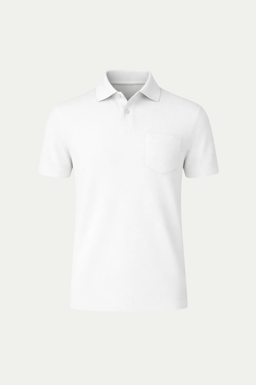 Riviera Terry Polo White