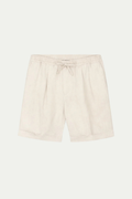Beige Linen Bayside Shorts