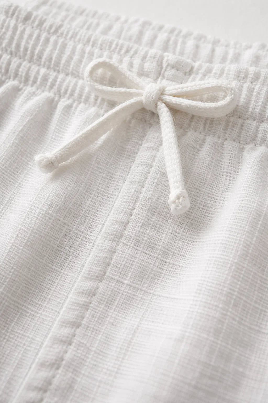 White Linen Bayside Shorts